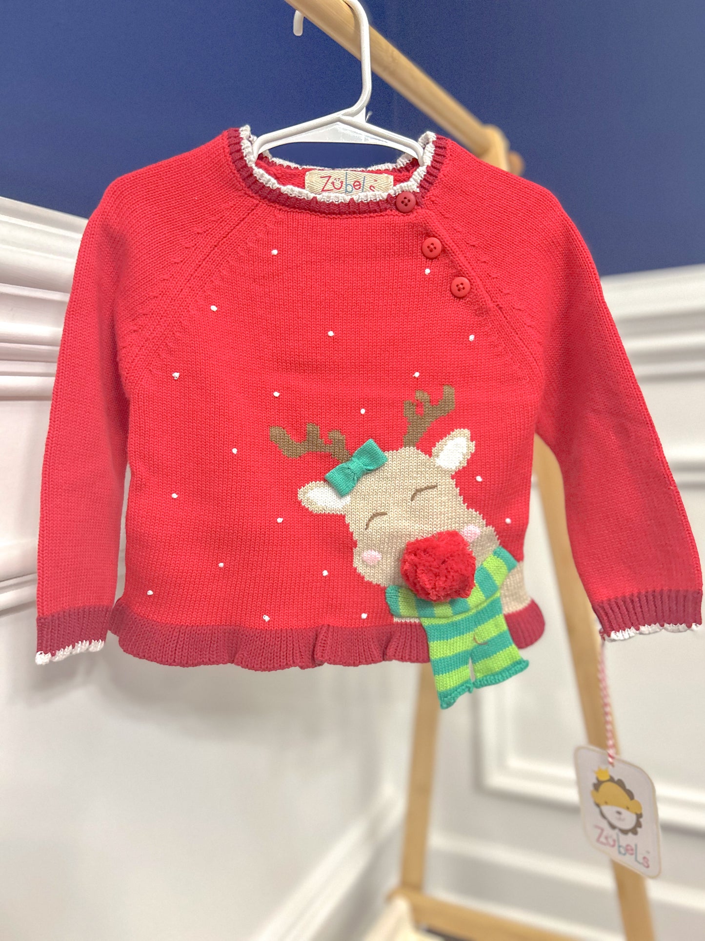 Red reindeer sweater