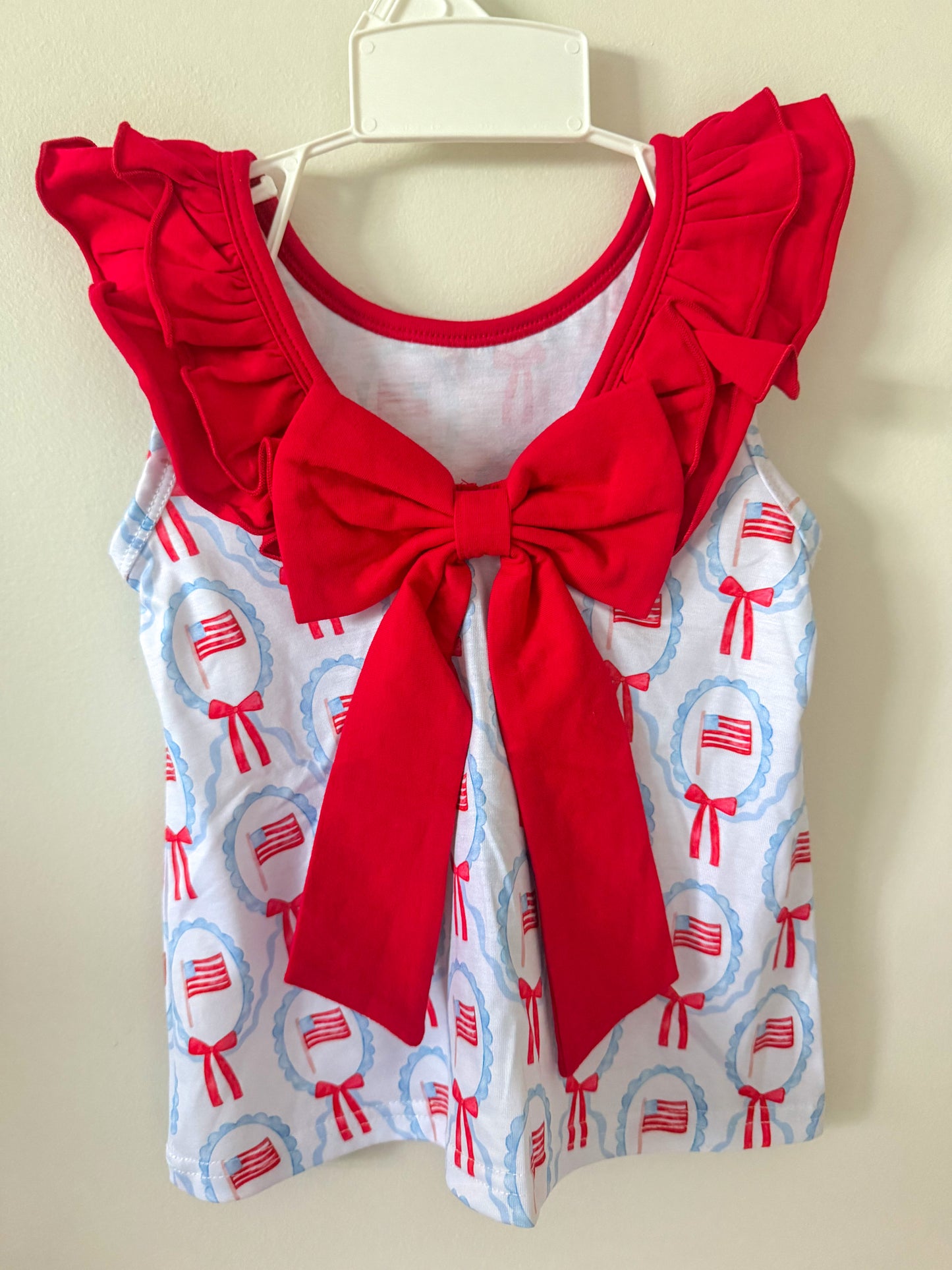 Patriotic Bow Back Shortie set