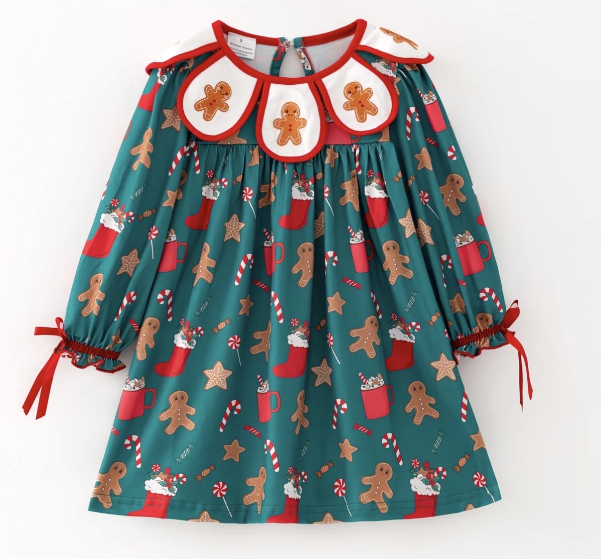 Preorder - gingerbread, petal neck, dress / ships Sept
