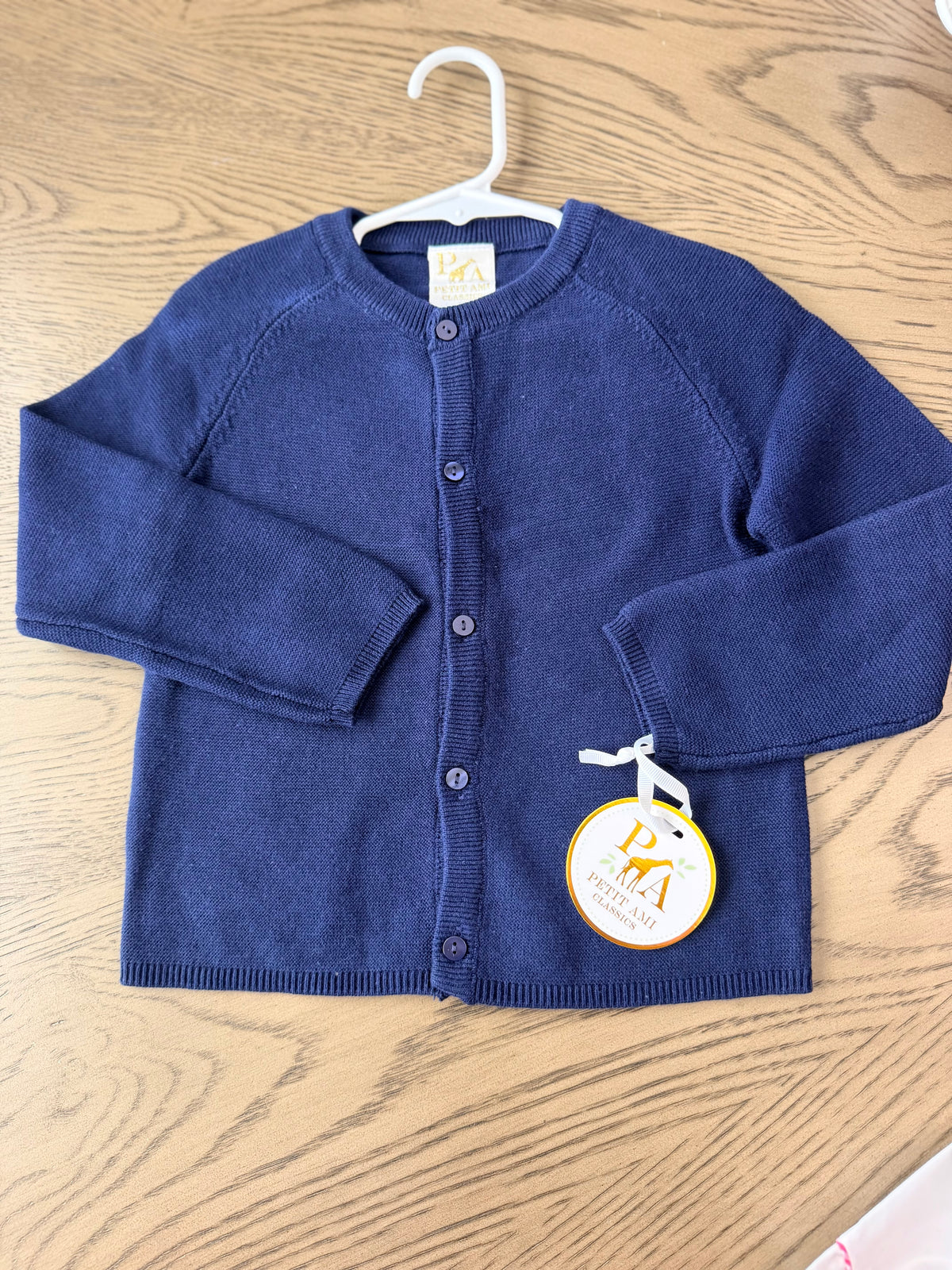 Petit Ami Navy Blue Cardigan