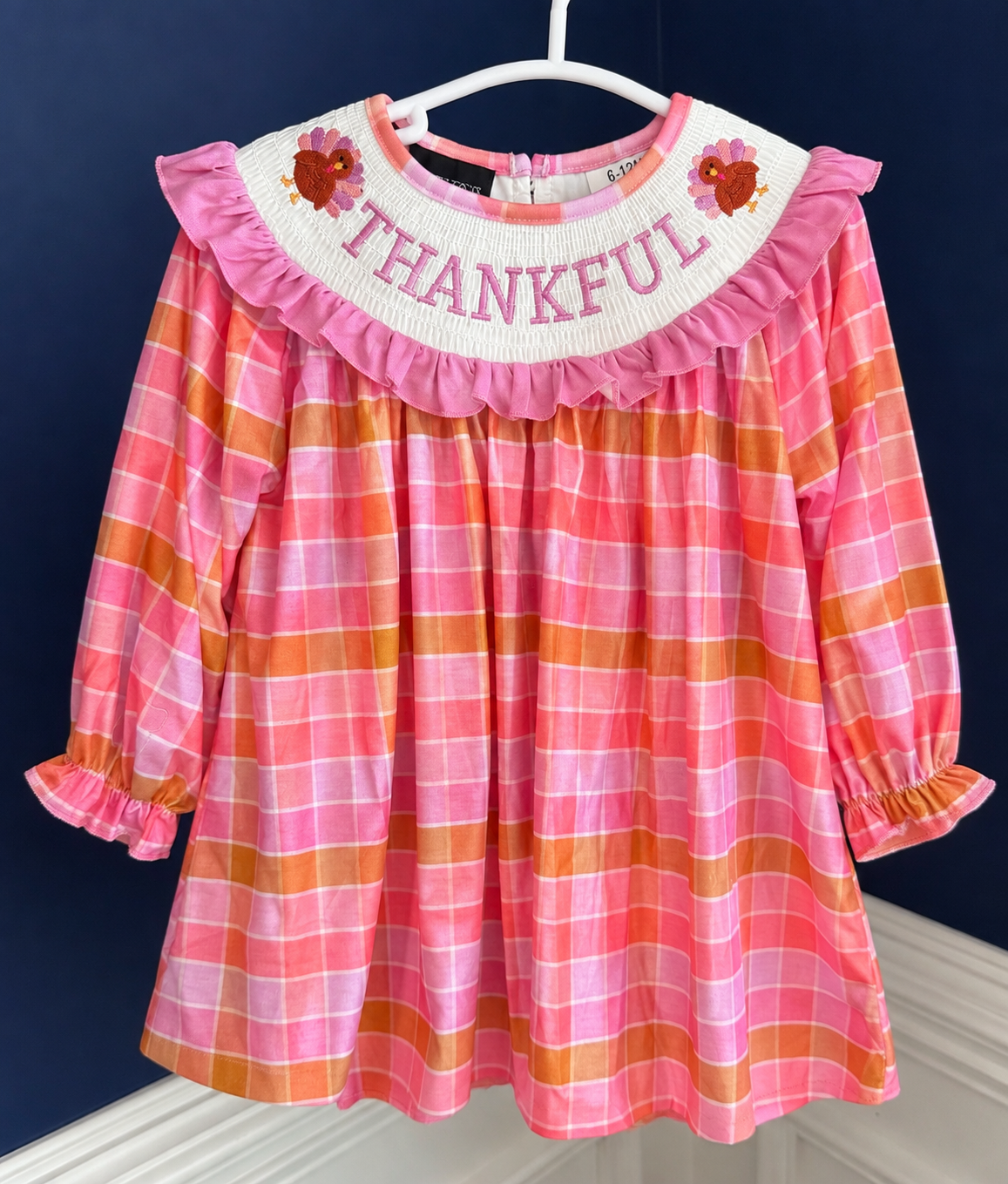 THANKFUL Turkey Plaid Dress