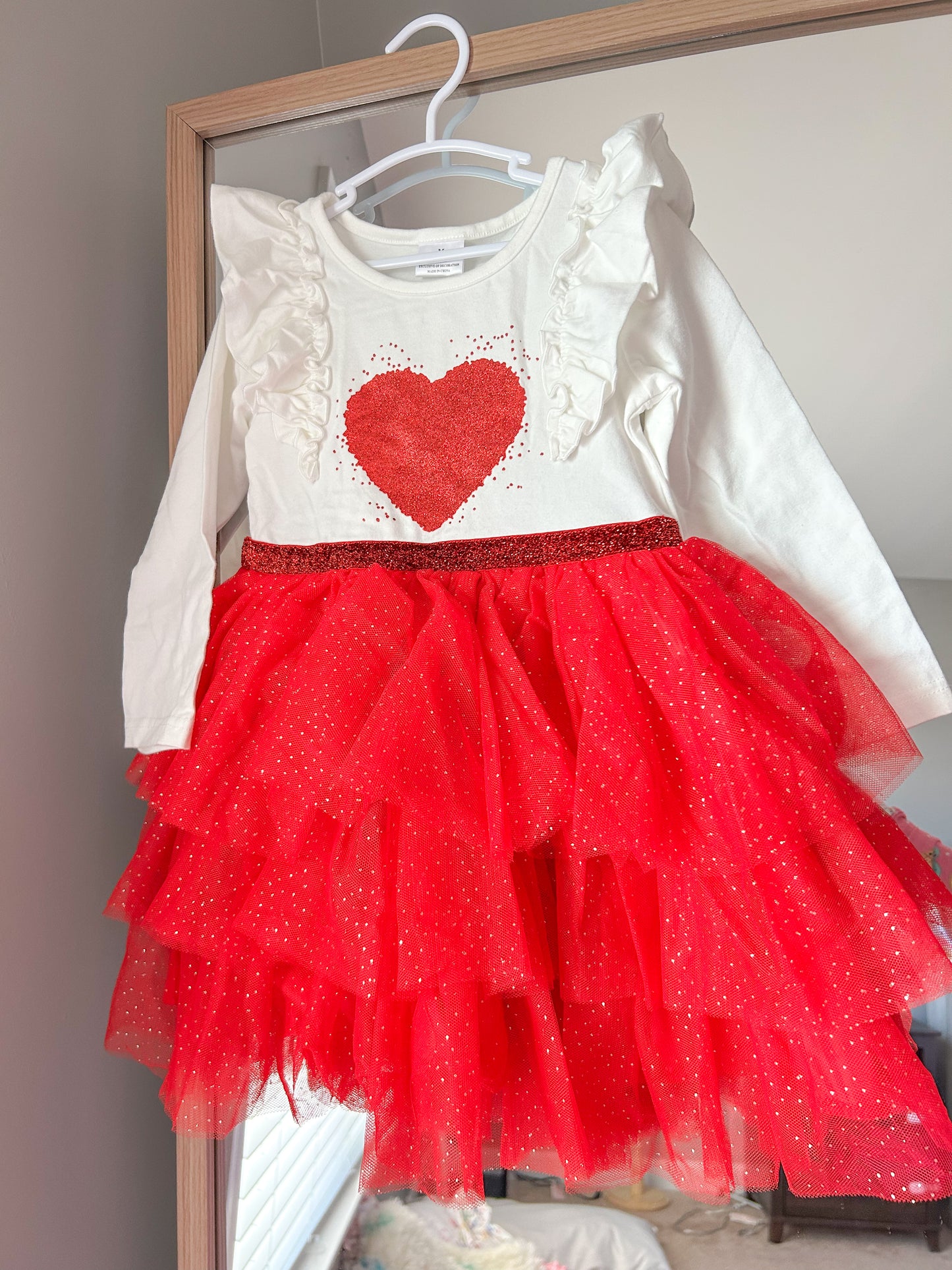 Red Heart Tulle dress