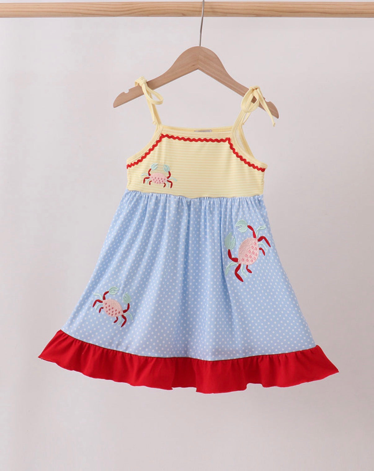 Blue/Yellow Crab Dress