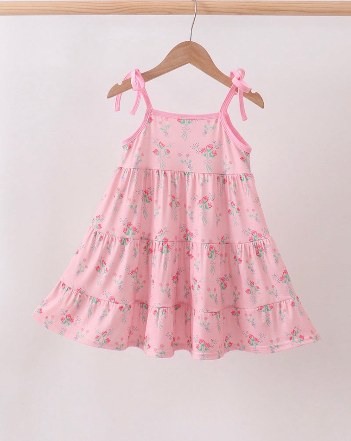 Pink Floral Dress