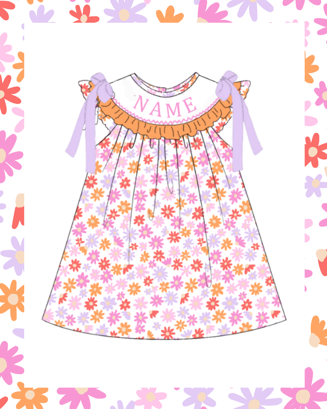 Preorder - Flower Dress - Ships late Jan/early Feb
