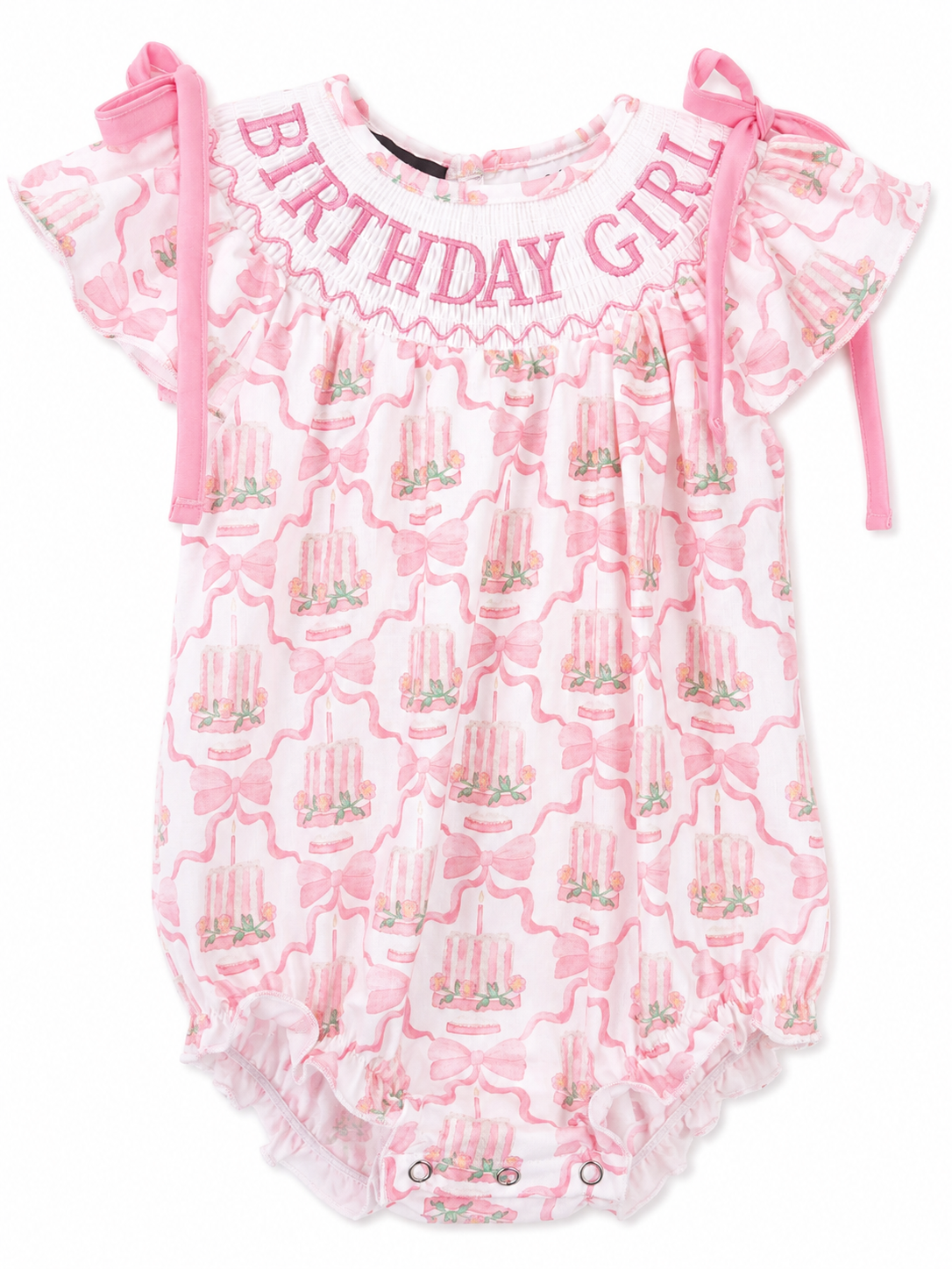 Pink Cake BIRTHDAY GIRL bubble