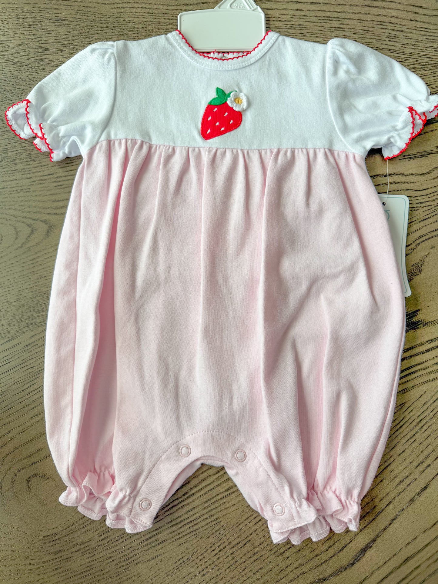 Strawberry Knit Romper