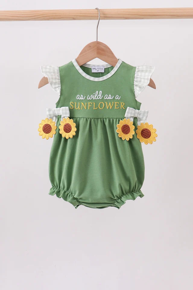 Sunflower Applique Bubble