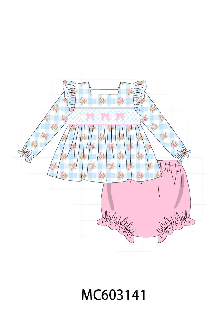 Floral diaper set
