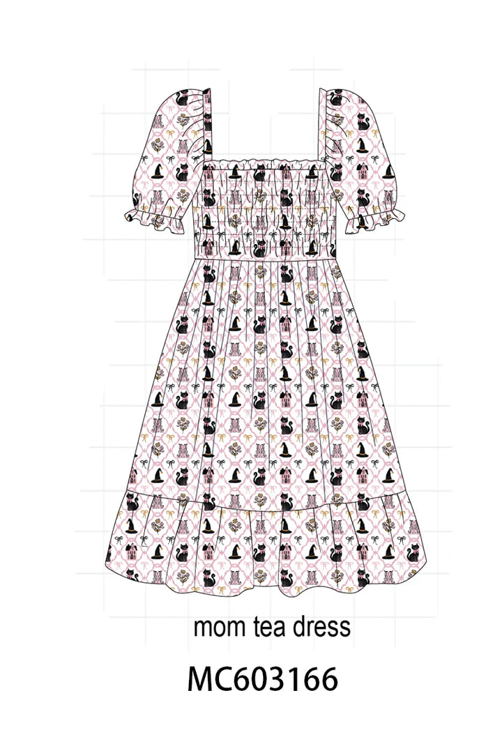 Halloween Cats Adult Dress