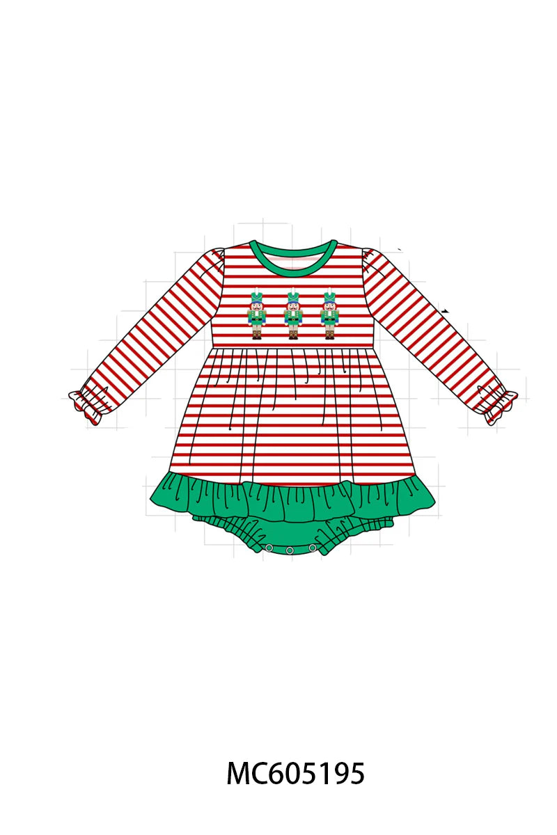Red Reindeer Skirted Bubble