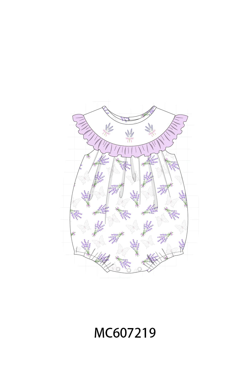 Preorder - Lavendar Floral Butterfly Bubble / Ships late Jan