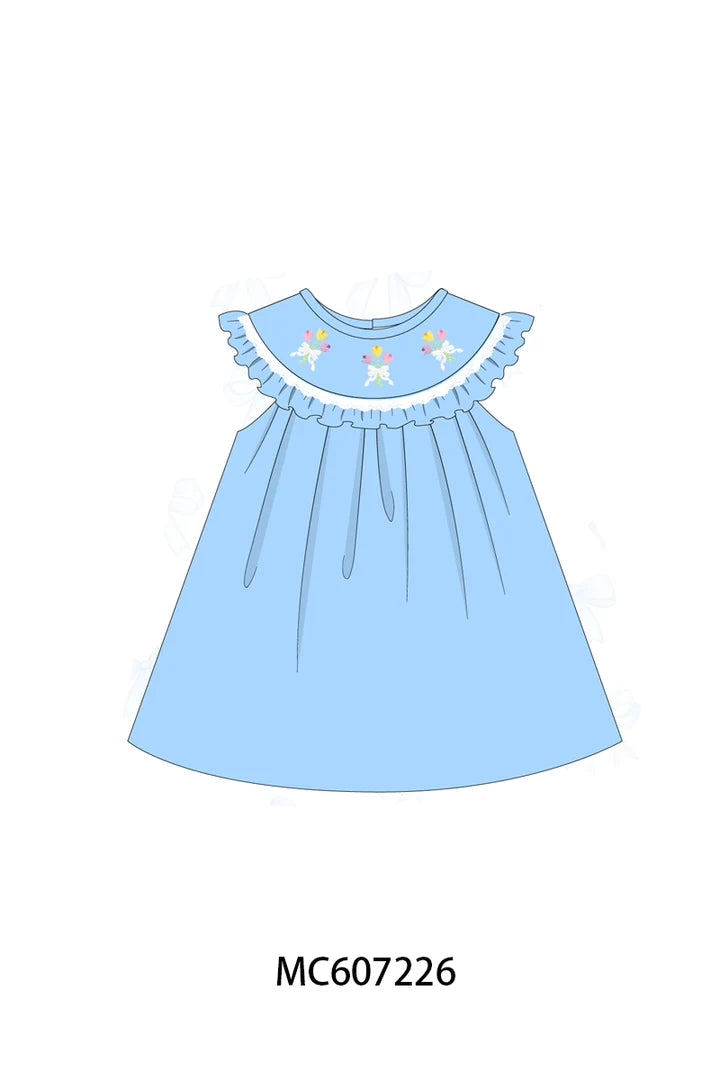 Preorder - Blue Tulip Dress / Ships late Jan
