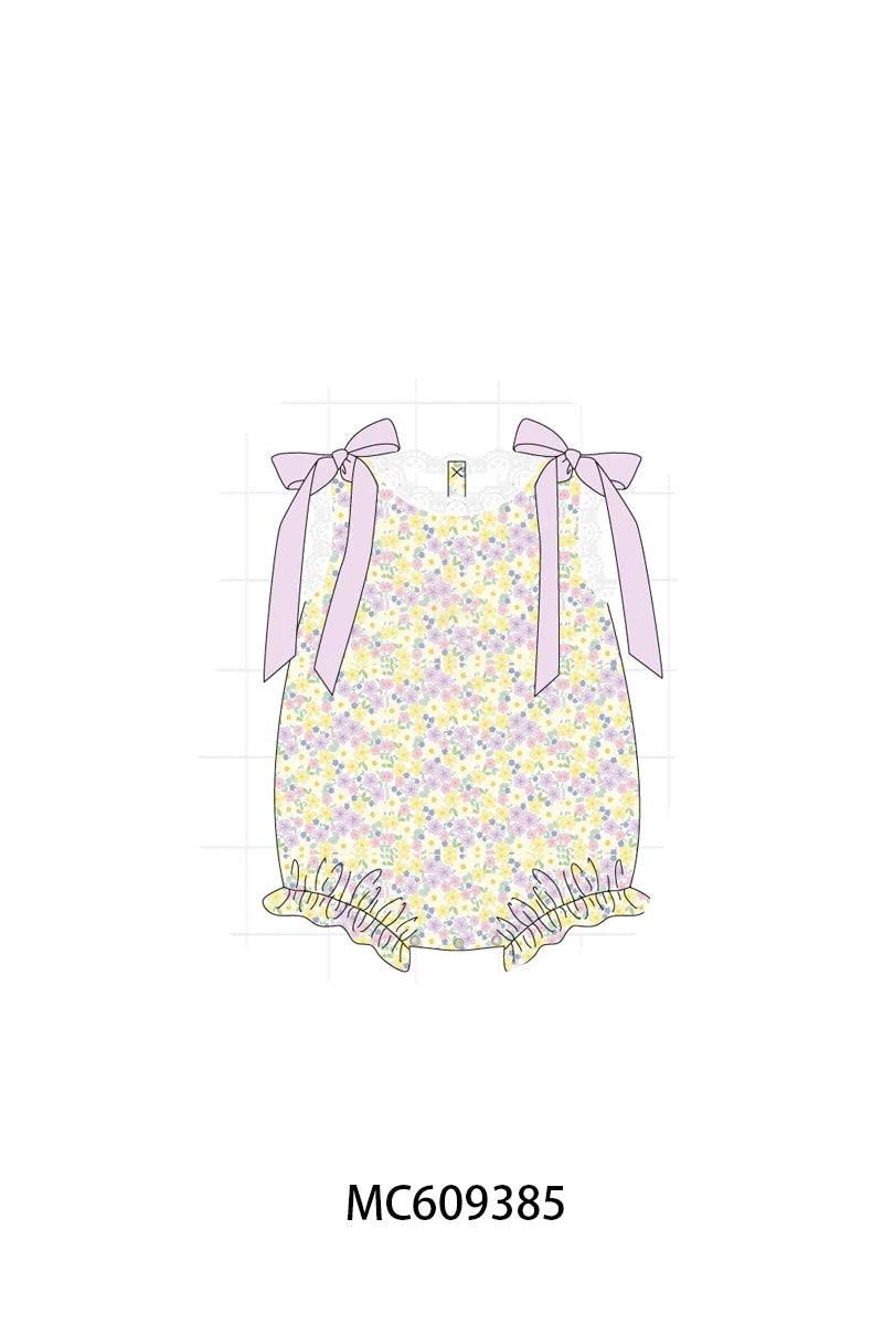 Preorder - Purple and Yellow Floral Bubble / Ships early April