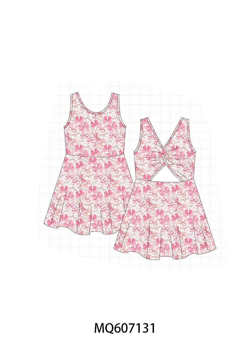 Preorder - Pink Bow Dress / Ships late Jan