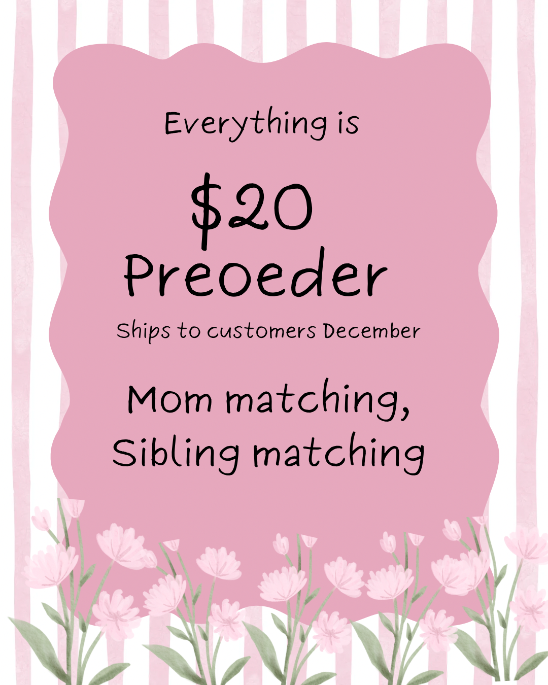 All things $20 Preorder