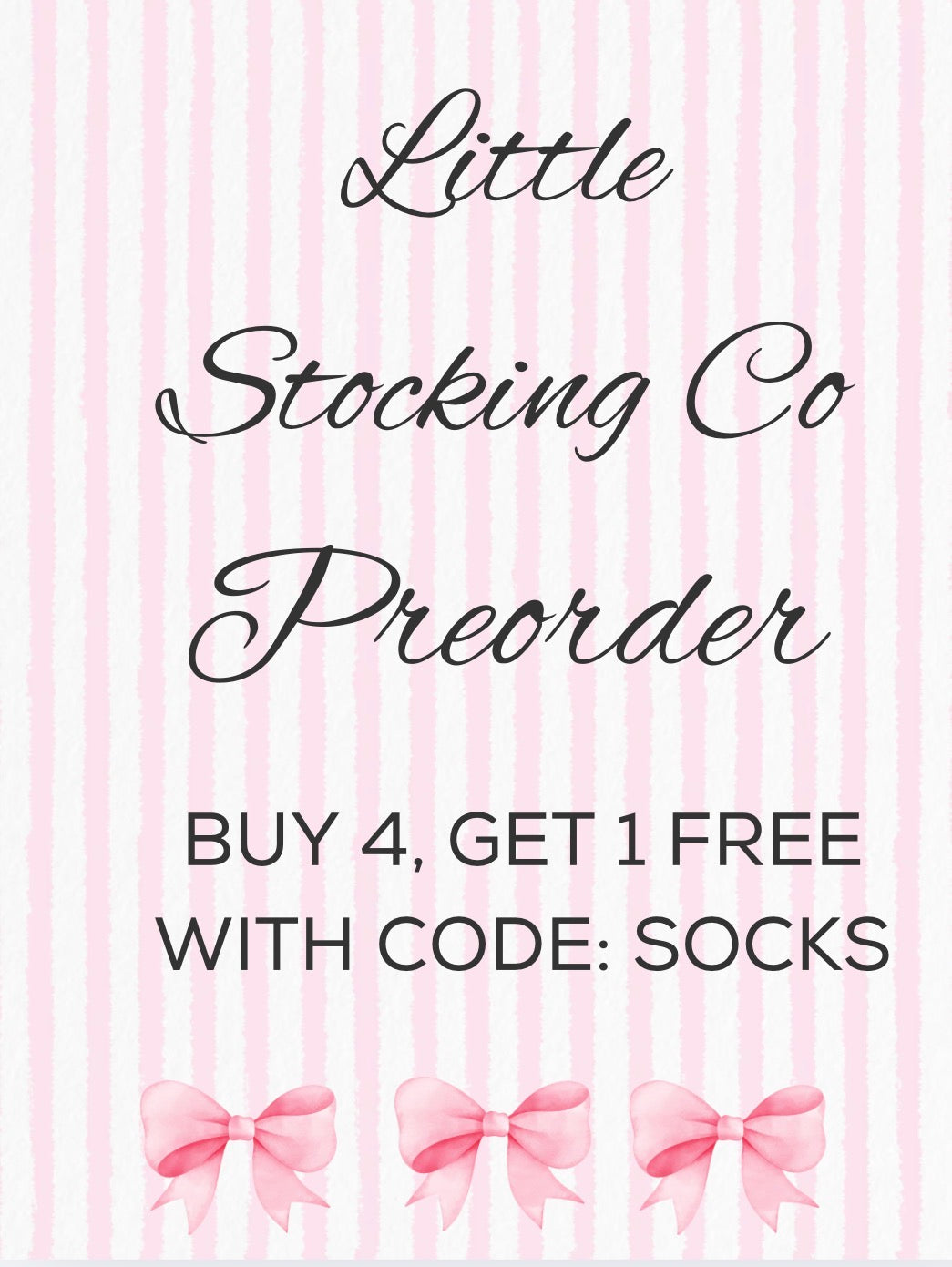 Little Stocking Co Preorder
