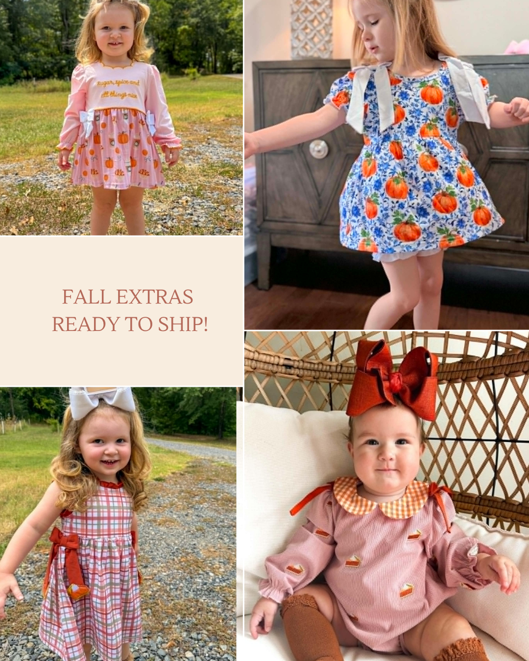 Ready to ship Fall + More