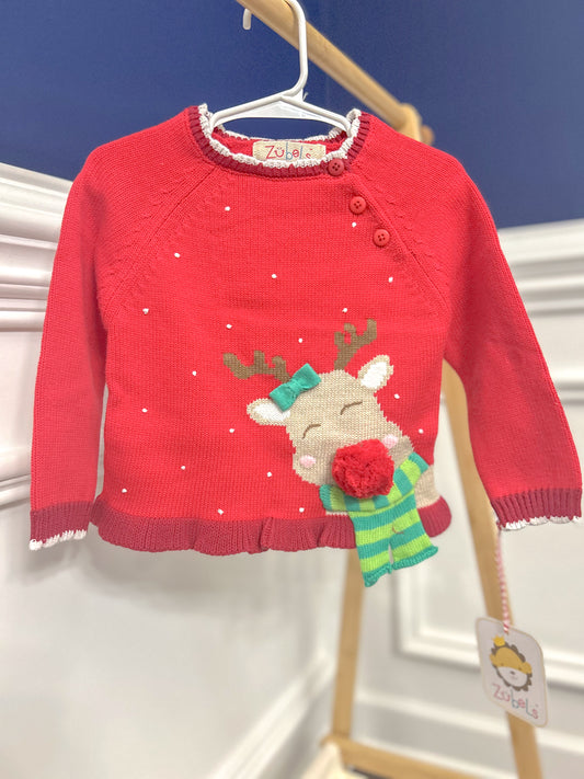 Red reindeer sweater