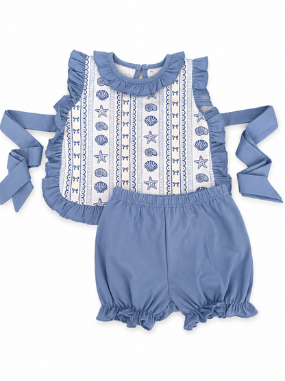 Preorder - Blue Shells Shortie Set / ships July