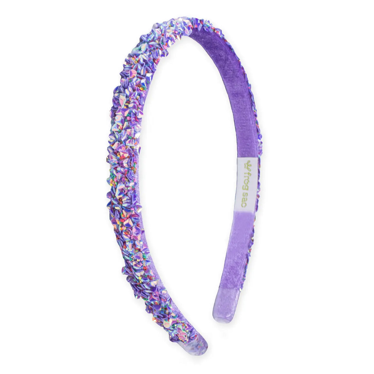 Thin Sequin Headband - Non Slip Hair Accessories For Kids PURPLE