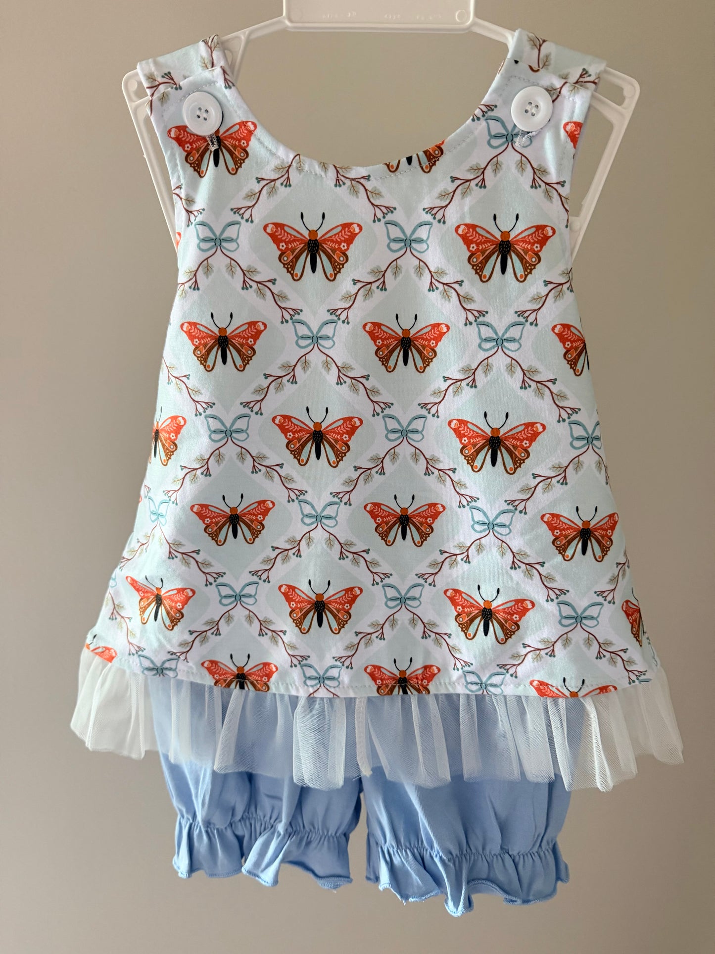 Fall Butterflies shortie set