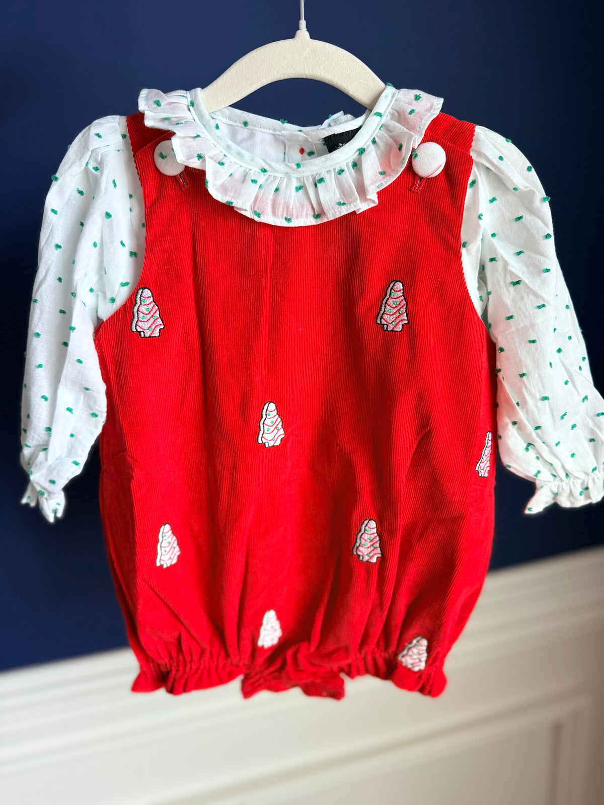 Corduroy Christmas Cake Bubble Set