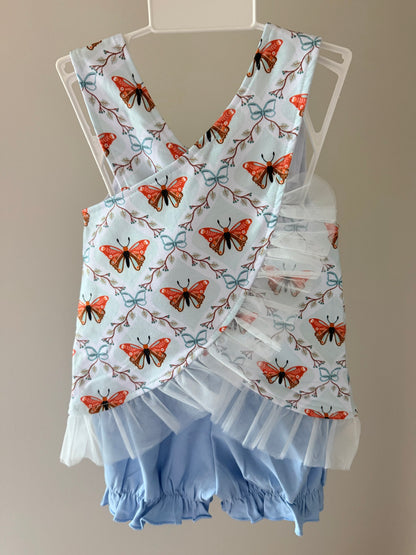 Fall Butterflies shortie set
