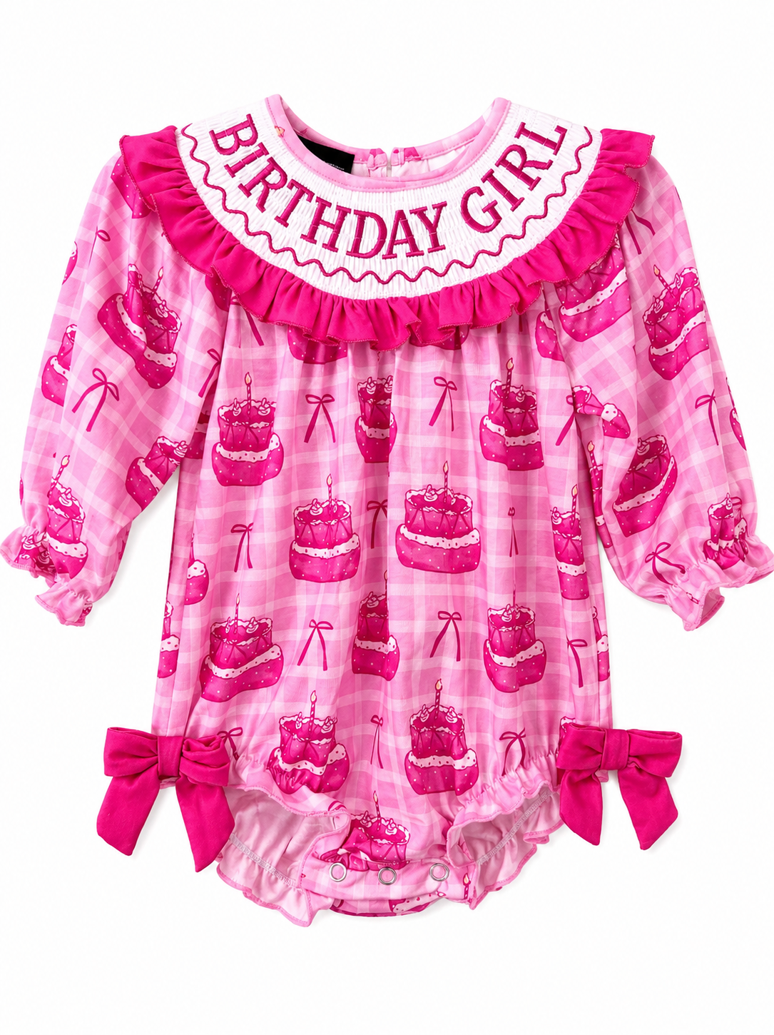 Pink Cake BIRTHDAY GIRL bubble