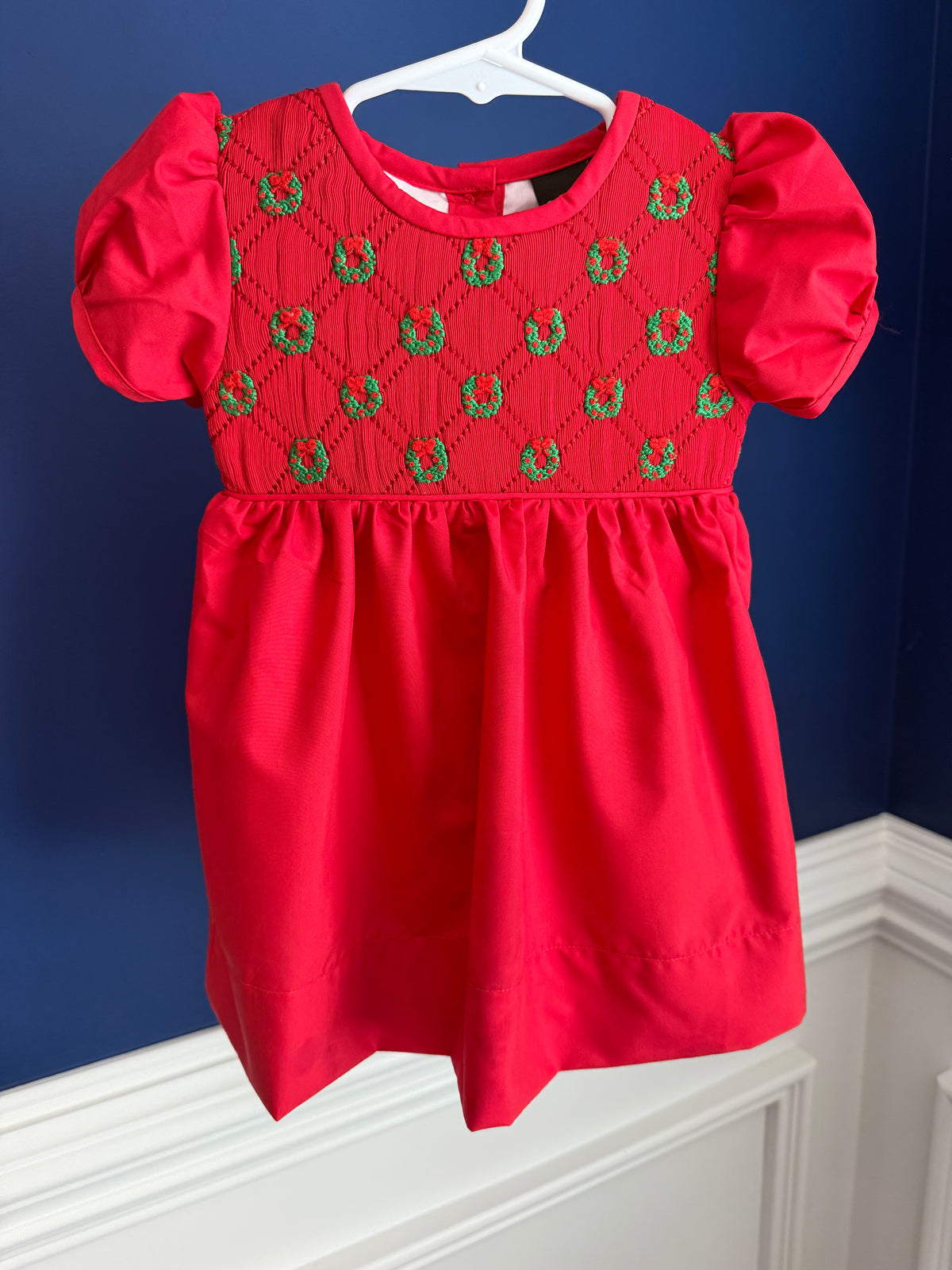 Red Christmas Wreath Dress