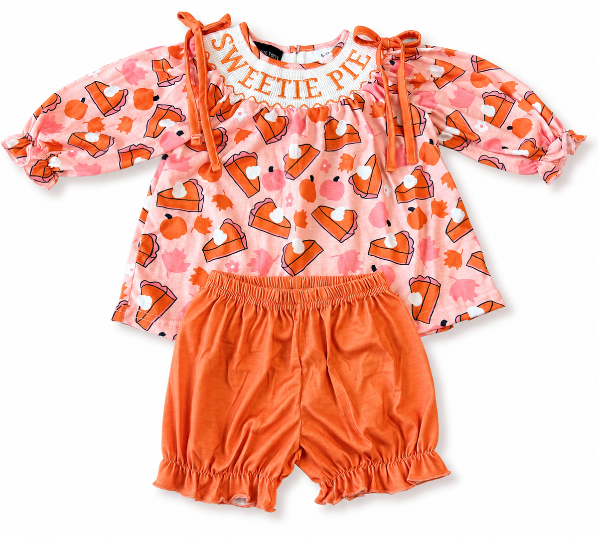 SWEETIE PIE Orange Pie shortie set