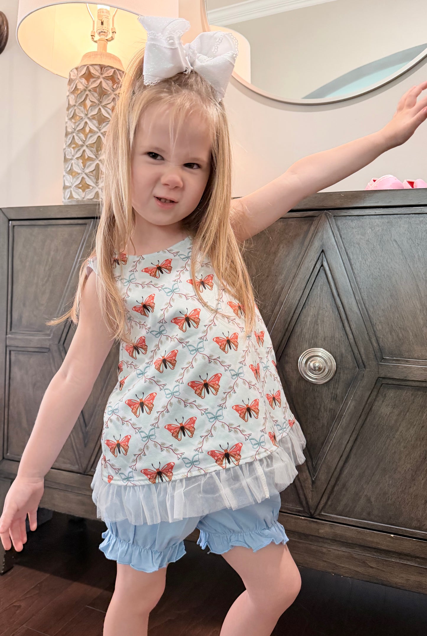 Fall Butterflies shortie set