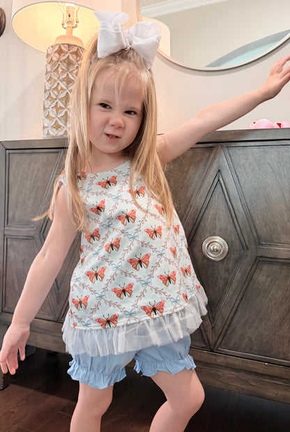 Fall Butterflies shortie set