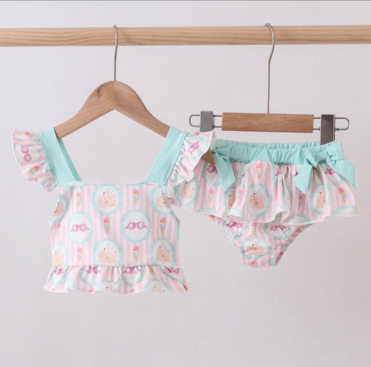 Ice Cream Sand Castle 2 piece swim
