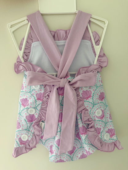 Purple shells Sunsuit
