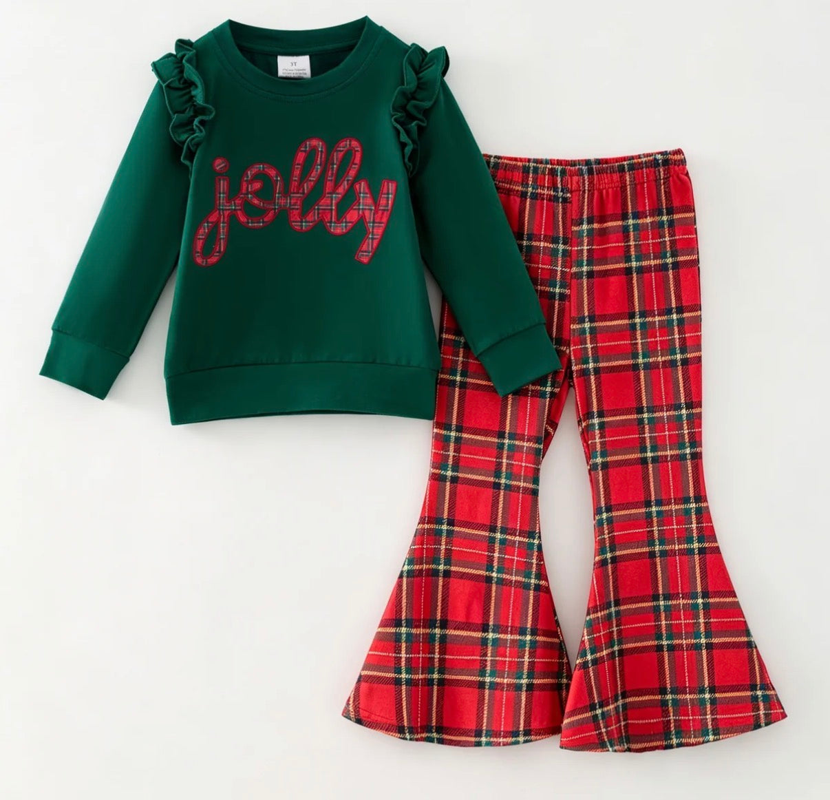 Jolly Christmas Flare Pant Set