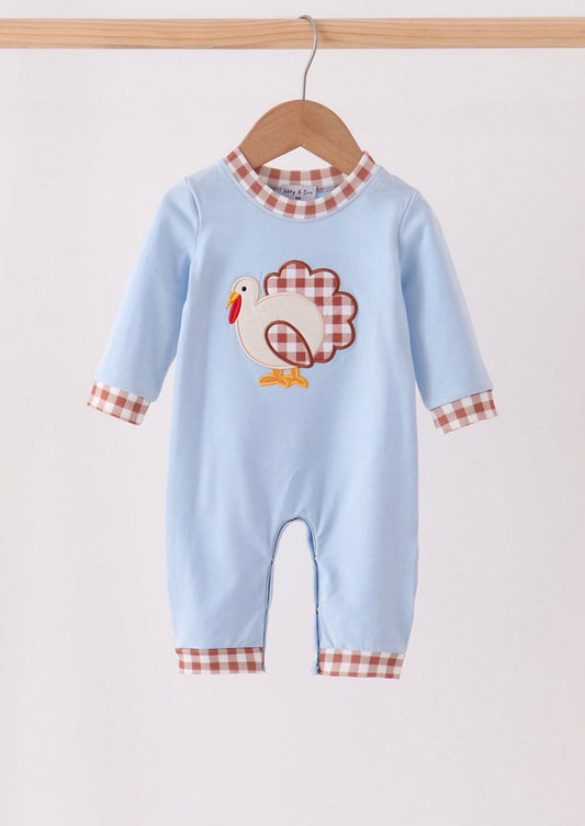 Boys Turkey Pant Romper
