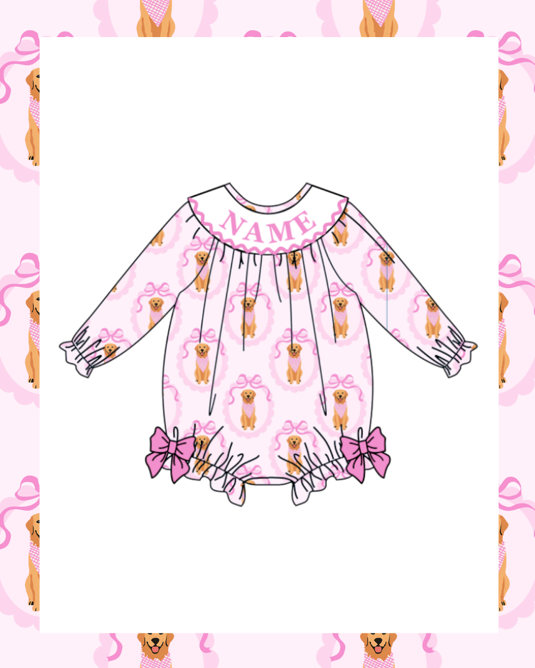 Preorder - Pink Puppy Bubble - Ships late Jan/early Feb