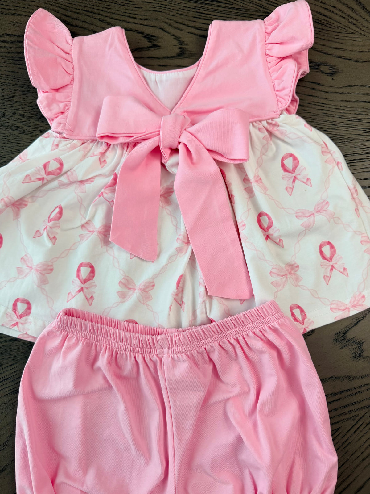 Fight Like a Girl Shortie Set - Pink Ribbon