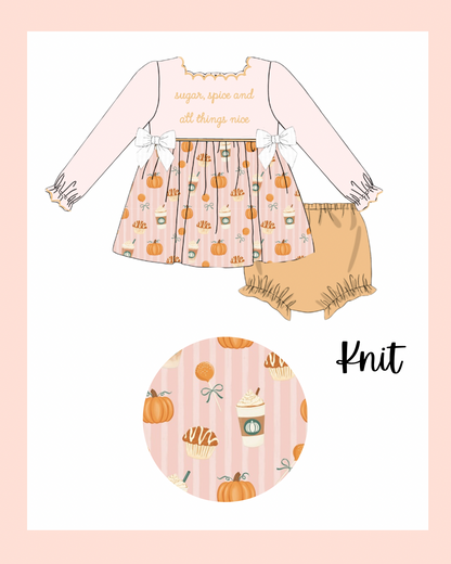 PSL "sugar, spice and all things nice" Diaper set