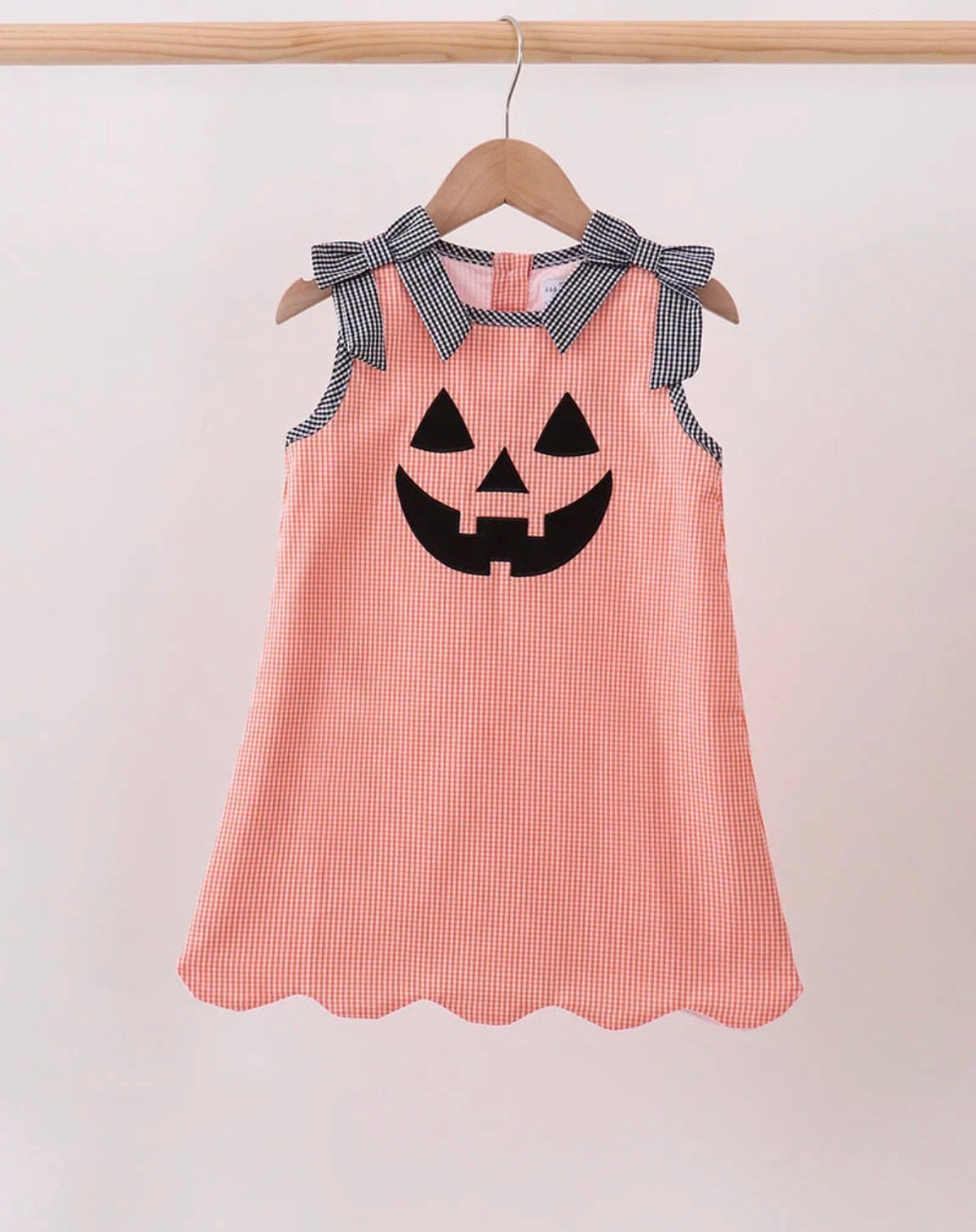 Jack o lantern scalloped dress
