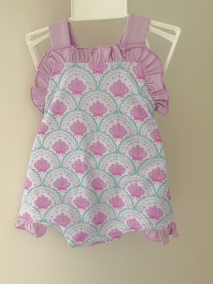 Purple shells Sunsuit