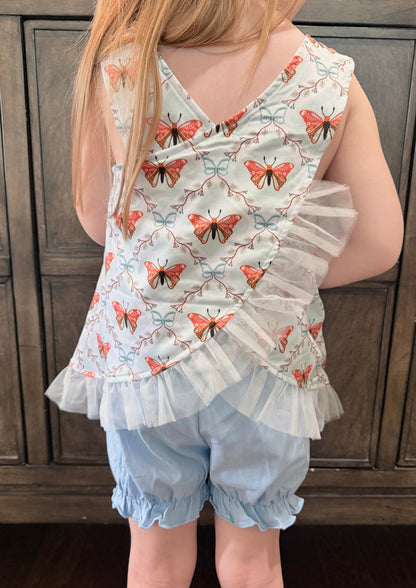 Fall Butterflies shortie set