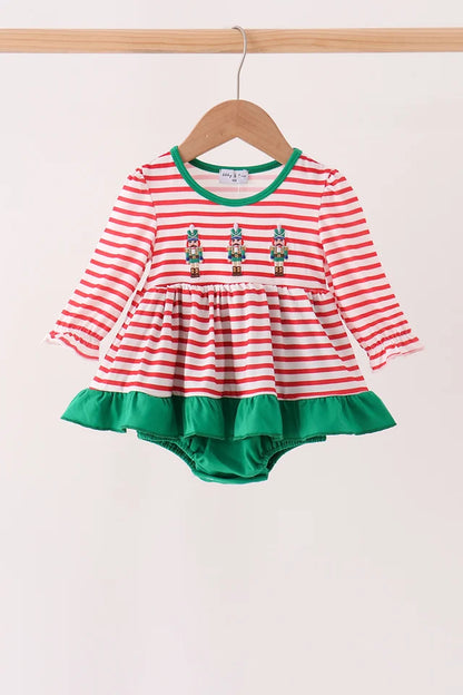 Red Reindeer Skirted Bubble