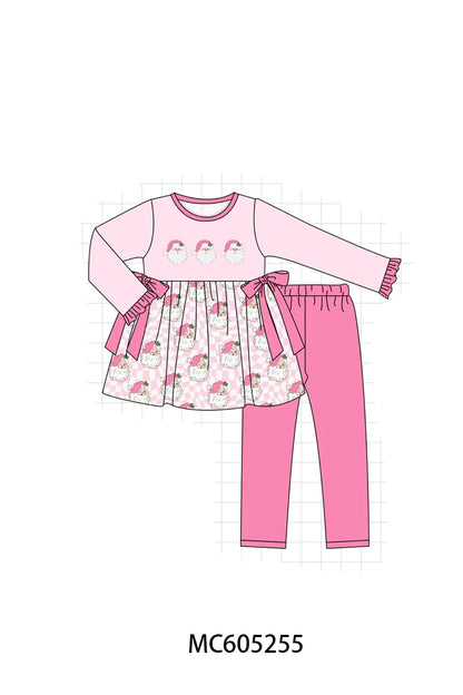 Preorder Pink Santa Pant Set