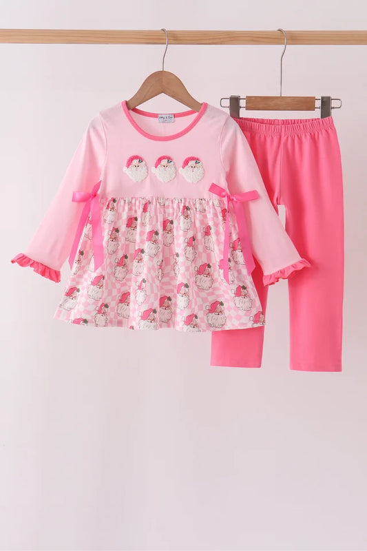 Preorder Pink Santa Pant Set