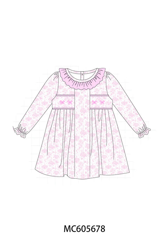 Pink Bow Dress - Ships December