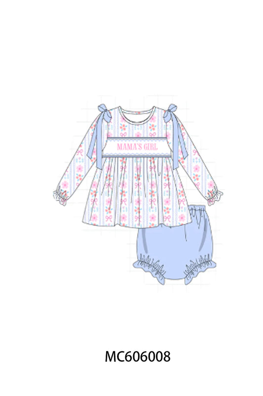 Floral MAMA'S GIRL Diaper Set - Ships December