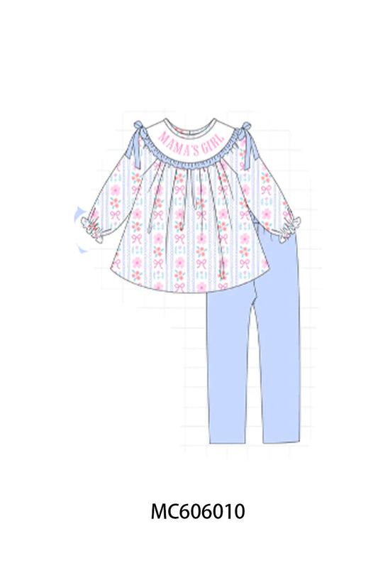 Floral MAMA'S GIRL Pant Set - Ships December