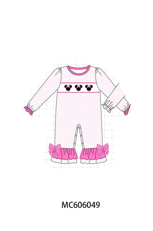 Pink Pant Romper - Ships December